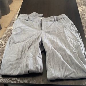 Grey suit pants